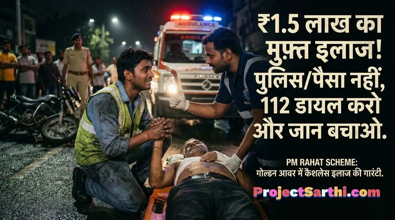 PM RAHAT Scheme 2026 सड़क दुर्घटना मुफ्त इलाज- pddb.in